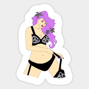 Pin Up Girl Sticker